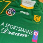 O'Neills Toomevara Camogie Home Jersey Green/Amber Pink - Image 3