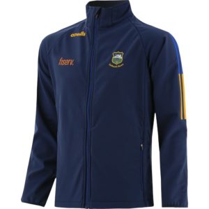 Tipperary GAA Kids' 2-Stripe Home Jersey 2024-Royal Shadow/Amber/White-Age 3-4