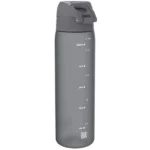 Ion8 Quench Water Bottle 1000ml Hygienic full-flip Top Grey - Image 2