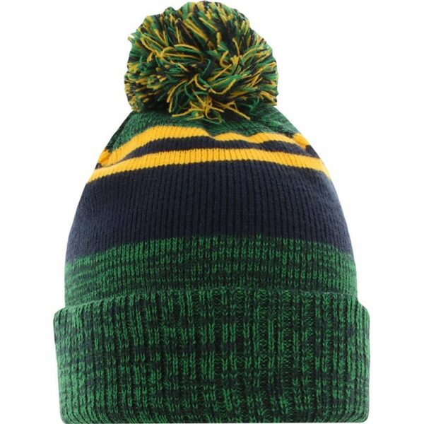 O’Neills Portroe GAA CLUB Canyon Bobble Hat Marine/Green/Amber