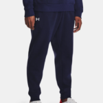 Under Armour Rival Fleece Jogger Pants Cuffed Hem Navy (Men’s) - Image 7