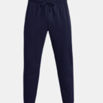 Under Armour Rival Fleece Jogger Pants Cuffed Hem Navy (Men’s) - Image 8