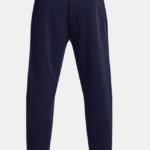 Under Armour Rival Fleece Jogger Pants Cuffed Hem Navy (Men’s) - Image 9