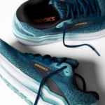 Brooks Ghost Max 2 Running Show (Wide Fit) Moroccan Blue/Aqua/Orange Pop (Men's) - Image 3