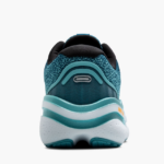 Brooks Ghost Max 2 Running Show (Wide Fit) Moroccan Blue/Aqua/Orange Pop (Men's) - Image 7