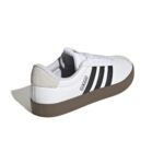 Adidas VL Court 3.0 Shoe White/Black/Tan (Women's) - Image 5