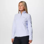 Columbia Fast Trek™ II Fleece Jacket Pink Agave |  Blue Snow Drift  (Women's) - Image 13