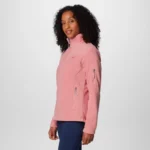 Columbia Fast Trek™ II Fleece Jacket Pink Agave |  Blue Snow Drift  (Women's) - Image 4