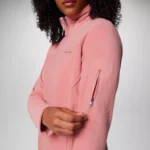 Columbia Fast Trek™ II Fleece Jacket Pink Agave |  Blue Snow Drift  (Women's) - Image 2