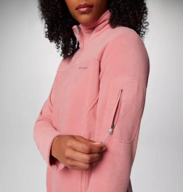 Columbia Fast Trek™ II Fleece Jacket Pink Agave |  Blue Snow Drift  (Women's)