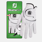 Footjoy WeatherSof®  Left Hand Golf Glove  White/Grey (Men's) - Image 2