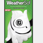 Footjoy WeatherSof® Right Hand Golf Glove White/Black (Men’s) - Image 3