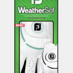 FOOTJOY WeatherSof® Left Hand Golf Glove White/Teal Size Medium (Women’s) - Image 4