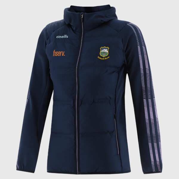 Tipperary GAA O'Neills 075 Dynamo Padded Jacket Hooded  Marine/Purple/Green (Women's / Kids)