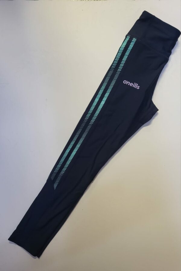 O'Neills Tipperary GAA Dynamo Legging Marine/Mint (Women's / Girls)