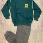 O'Neills Ardcroney N.S. Uniform – Green/Grey Track Suit (Top and Bottom) - Image 3