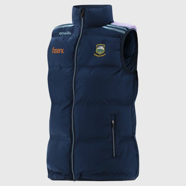 O'Neills Tipperary GAA Women's Dynamo Padded Gilet Marine / Purple / Green (Girls /Women's)