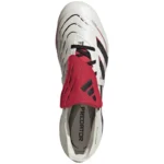 adidas Predator League FT FG Football Boot White/Black/Red (Adults) sizes 6 | 6.5 - Image 4