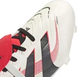 adidas Predator League FT FG Football Boot White/Black/Red (Adults) sizes 6 | 6.5 - Image 6