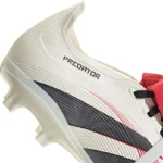 adidas Predator League FT FG Football Boot White/Black/Red (Adults) sizes 6 | 6.5 - Image 7