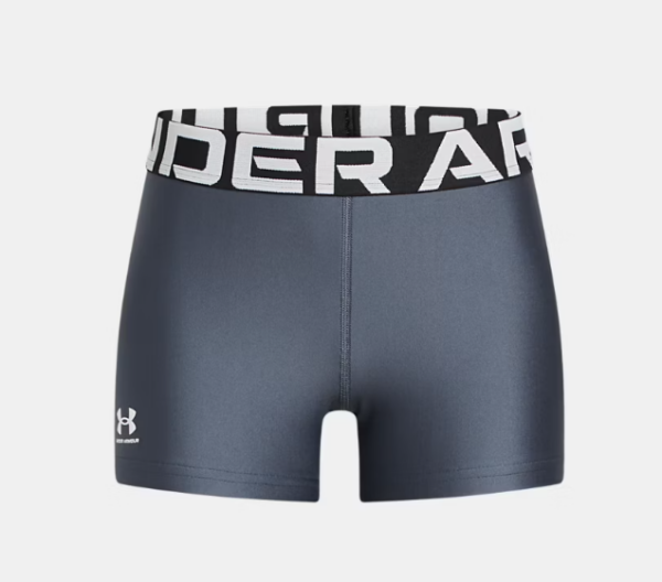 Under Armour  HeatGear® Shorty Shorts Downpour Grey/White (Girls)