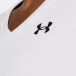 Under Armour UA Tech™ V Neck Tee Shirt White (Women's) - Image 4