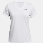 Under Armour UA Tech™ V Neck Tee Shirt White (Women's) - Image 3