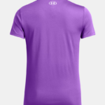 Under Armour UA Tech™ V Neck Tee Shirt Purple (Women's) - Image 4