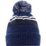 Nenagh Lawn Tennis Canyon Bobble Hat  Navy/Royal/White (Adults) also available to "pre-order" - Image 3