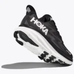 HOKA Clifton 9 Running Shoe Black/White (Men's) - Image 6