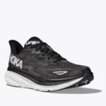 HOKA Clifton 9 Running Shoe Black/White (Men's) - Image 4