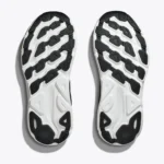 HOKA Clifton 9 Running Shoe Black/White (Men's) - Image 3