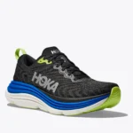 HOKA Gaviota 5 Running Shoe Black/Electric Cobalt (Men's) - Image 6