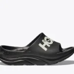 HOKA Ora Athletic Slide Black/White (Unisex) - Image 9