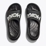 HOKA Ora Athletic Slide Black/White (Unisex) - Image 8