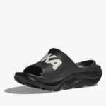 HOKA Ora Athletic Slide Black/White (Unisex) - Image 7