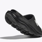 HOKA Ora Athletic Slide Black/White (Unisex) - Image 6