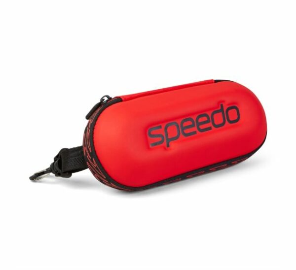 Speedo Swim Goggles Storage Case Red/Black