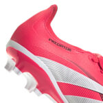 adidas Predator League Fold-Over Tongue Firm/Multi-Ground Football Boots Lucid Red/White/Black (Adults) - Image 6