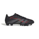 adidas Predator Club Firm Ground/Multi Ground Football Boot Core Black / Grey Four / Lucid Red  (Adults) - Image 12