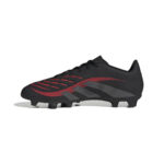 adidas Predator Club Firm Ground/Multi Ground Football Boot Core Black / Grey Four / Lucid Red  (Adults) - Image 9