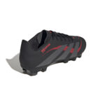 adidas Predator Club Firm Ground/Multi Ground Football Boot Black/Red (Adults) - Image 7