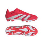 adidas Predator Club Firm Ground/Multi Ground Football Boot Lucid Red/White Black (Adults sizes 7 -13) - Image 2