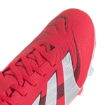 adidas Predator Club Firm Ground/Multi Ground Football Boot Lucid Red/White Black (Adults sizes 7 -13) - Image 3