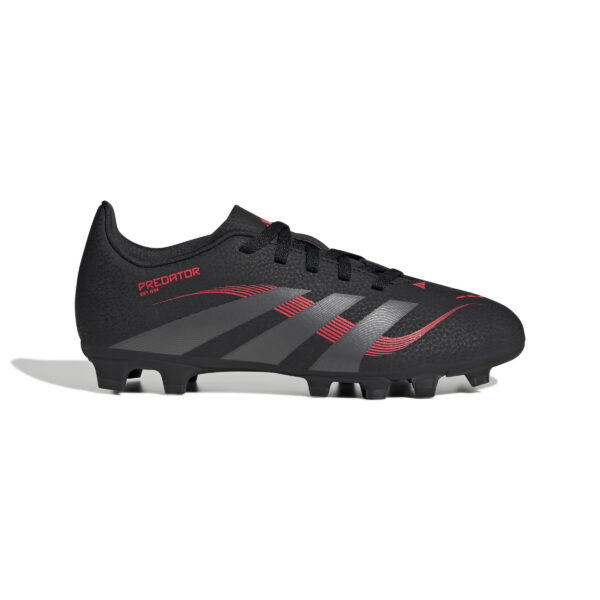 Adidas Predator Club Firm/Multi-Ground Football Boots Core Black / Grey Four / Lucid Red (Kids)