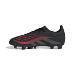 Adidas Predator Club Firm/Multi-Ground Football Boots Core Black / Grey Four / Lucid Red (Kids) - Image 5