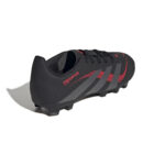 Adidas Predator Club Firm/Multi-Ground Football Boots Core Black / Grey Four / Lucid Red (Kids) - Image 7