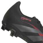 Adidas Predator Club Firm/Multi-Ground Football Boots Core Black / Grey Four / Lucid Red (Kids) - Image 9