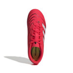 adidas Predator Club Firm Ground / Multi Ground Football Boot Lucid REd/White/Black (Kids) - Image 10