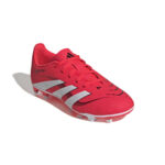 adidas Predator Club Firm Ground / Multi Ground Football Boot Lucid REd/White/Black (Kids) - Image 7